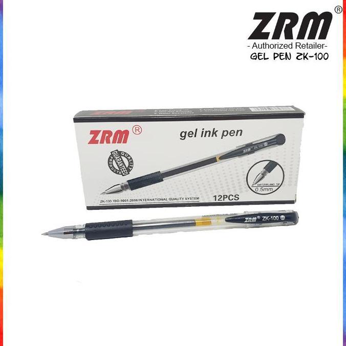 ZRM ZK-100 Gel Pen / Pulpen / Pena 0.5mm