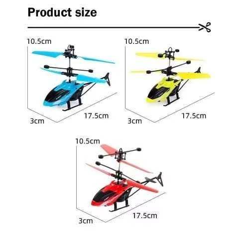 Mainan Helikopter Terbang Dengan Remote Control / Mainan Anak Helikopter + Remote Control