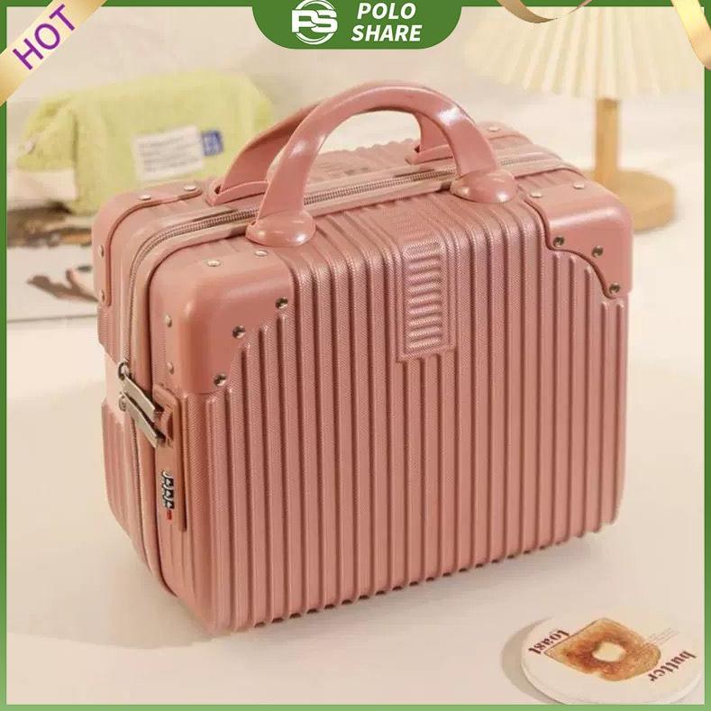 BESTPROMO Poloshare Koper 14 inch Mini Travel Beauty Case