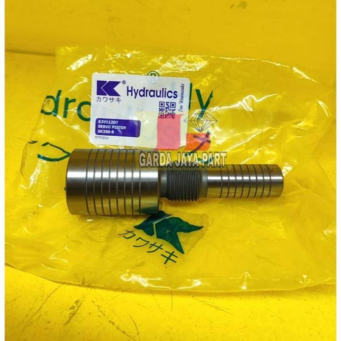 Piston Servo Kobelco Sk200-8 K3V112Dt Kawasaki Asli