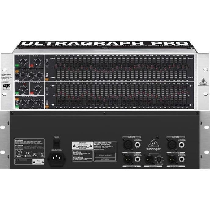Behringer FBQ-6200 HD / FBQ6200 HD Band Equalizer ORIGINAL