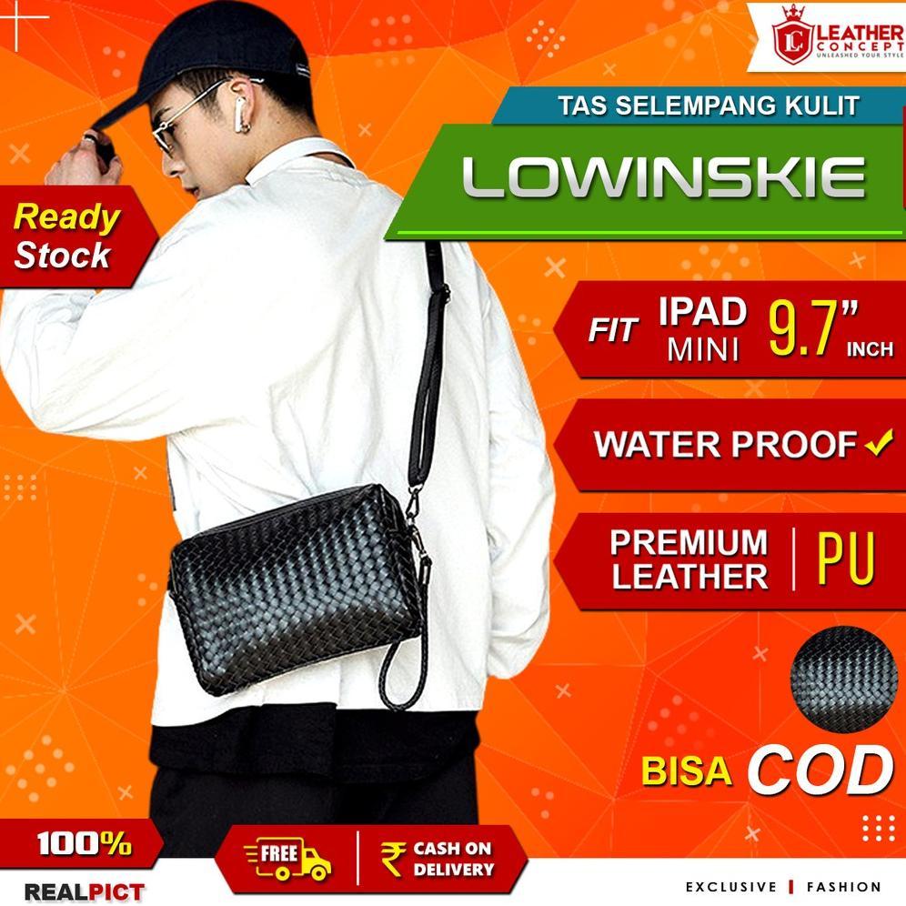 BEST DEALS LEATHER CONCEPT Clutch Bag Pria Clutch Kulit Pria Tas Tangan Pria Tas Kulit LOWINSKIE