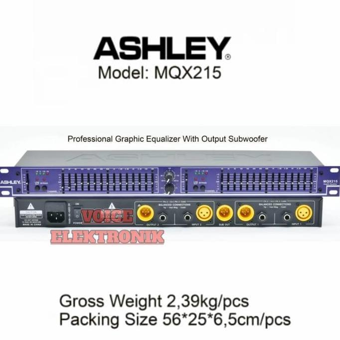 Equaliser Ashley MQX 215 Original