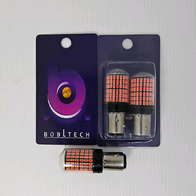BOBLTECH Lampu Rem Mobil Led Bayonet 2 Kaki Bay15D 1157 ZEUS Car CANBUS (2 Buah)