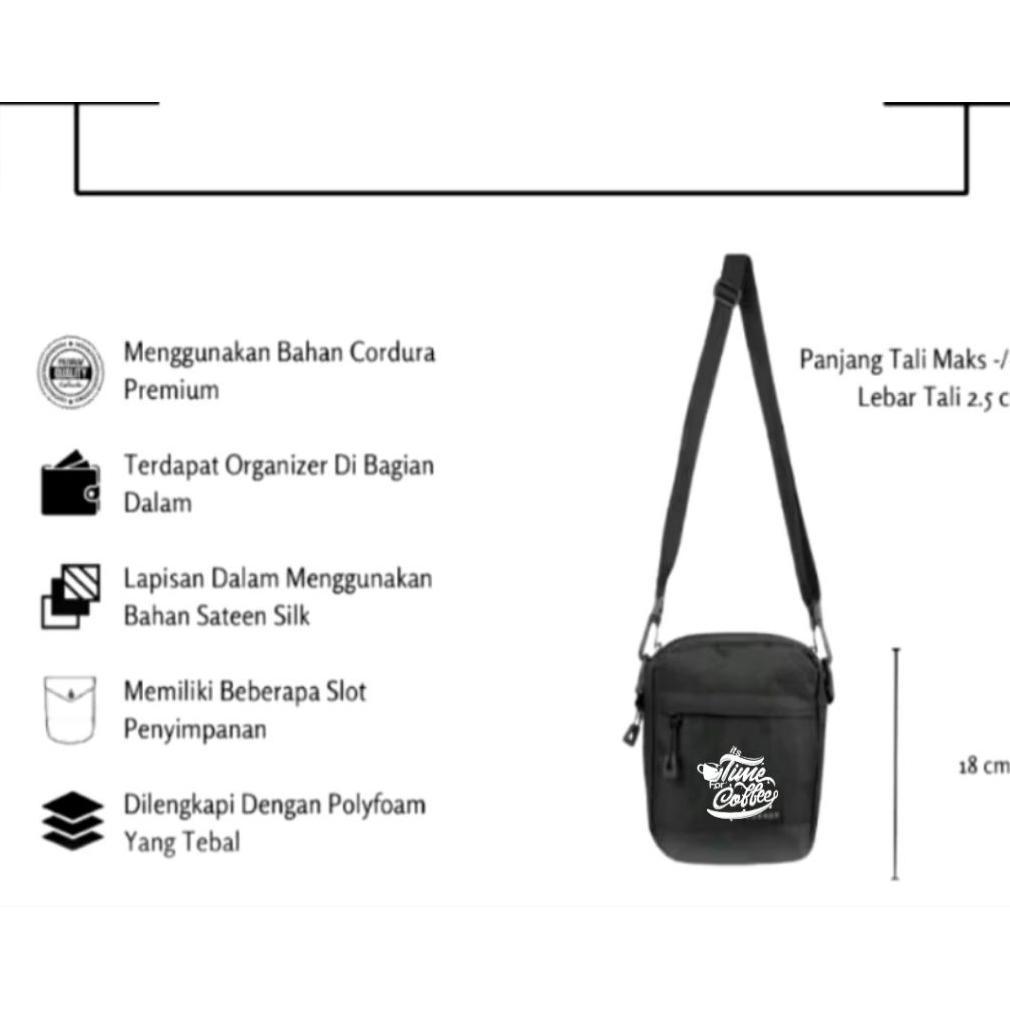 big promo tas selempang pria wanita - tas mini crossbody bag, ringan & stylish untuk jalan, travelin