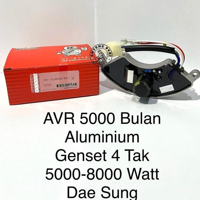 AVR 5000 DaeSung Bentuk Bulan Aluminium GX390 Genset 5000-8000 Watt ET5000 ET5500 ET6000 ET6500 ET70