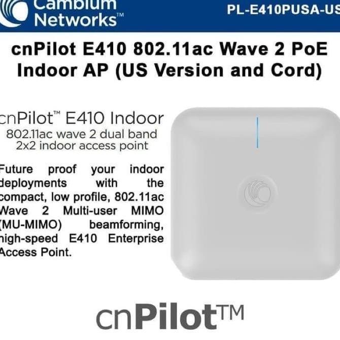 TERBARU - Cambium Networks cnPilot e410 Access Point