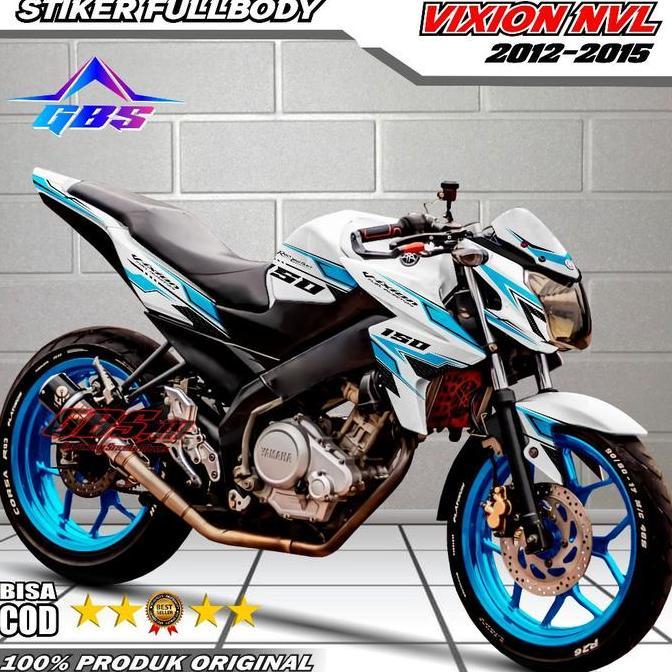 DECAL VIXION NVL STIKER MOTOR VIXION NVL STICKER STRIPING VARIASI VIXION NVL 150 FULLBODY 2012 - 201