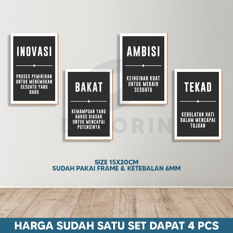 Terbaru Hiasan Dinding Kata Kata Motivasi Satu Set Dekorasi Kamar Cowok - Decorin.Aja