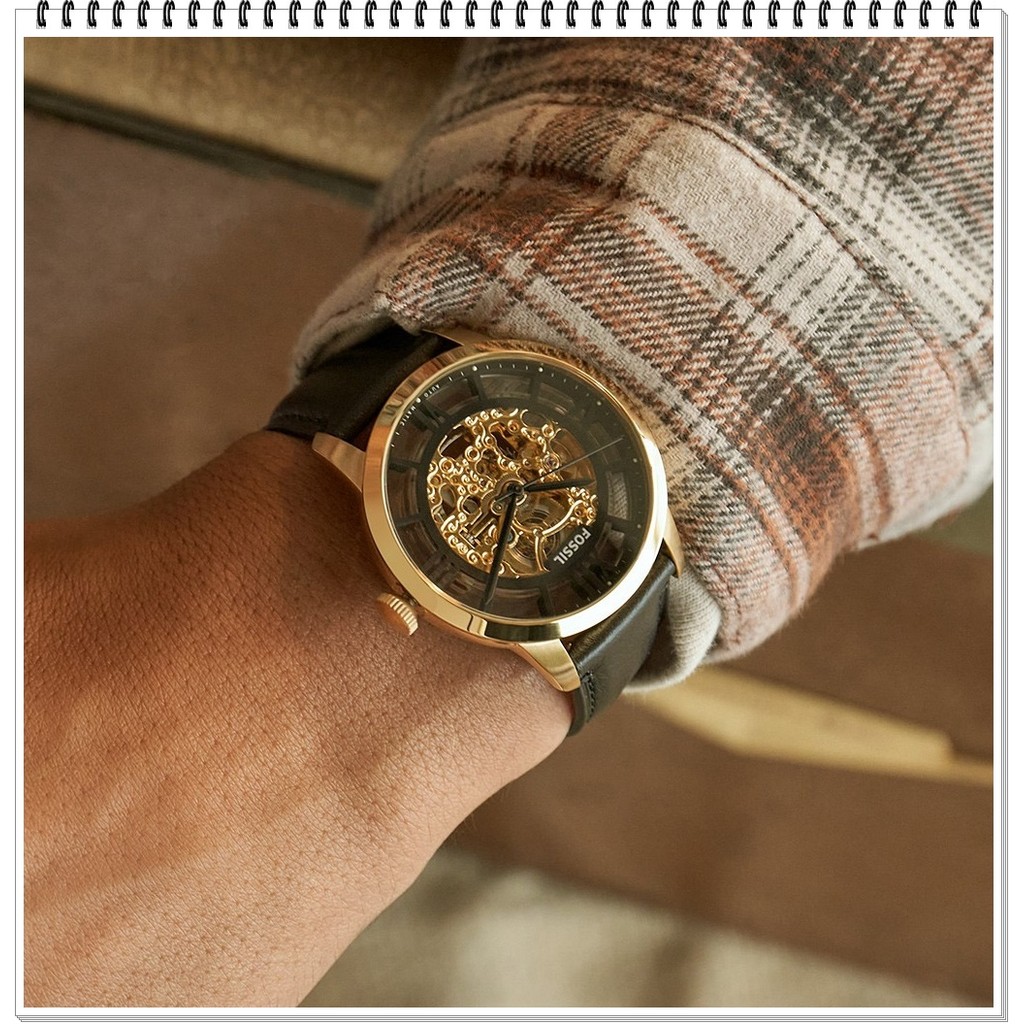 Fossil unisex automatic skeleton watch business casual dress watch ME3200 ME3Fossil0