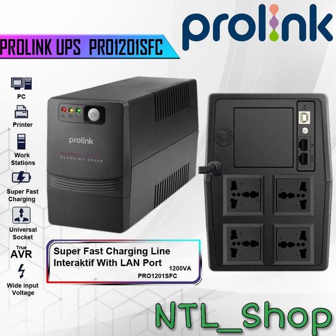 BEBAS ONGKIR - PROLINK UPS Pro 1201 SFCU UPS PROLINK PRO1201SFCU