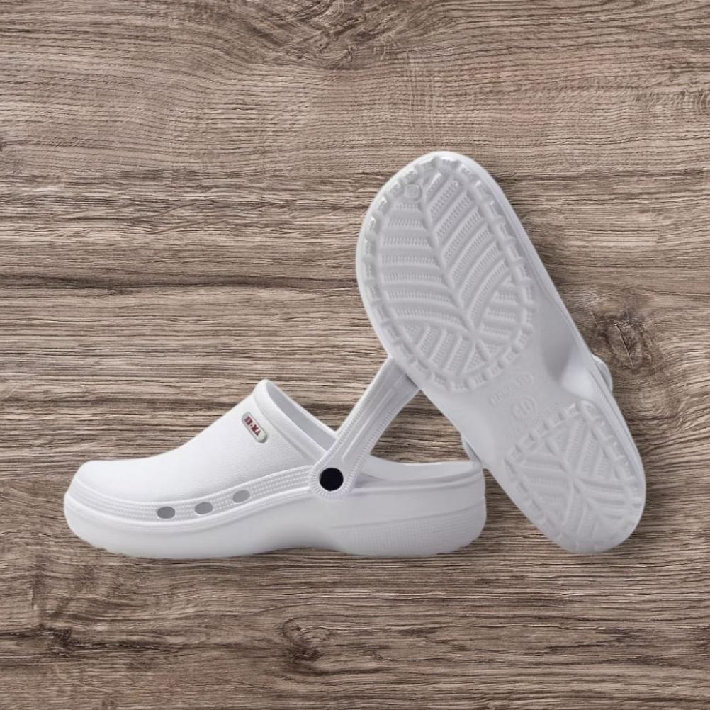 BEST DEALS sandal  sepatu crocs medis putih sandal baim  pria wanita perawat bidan dokter sandal rum