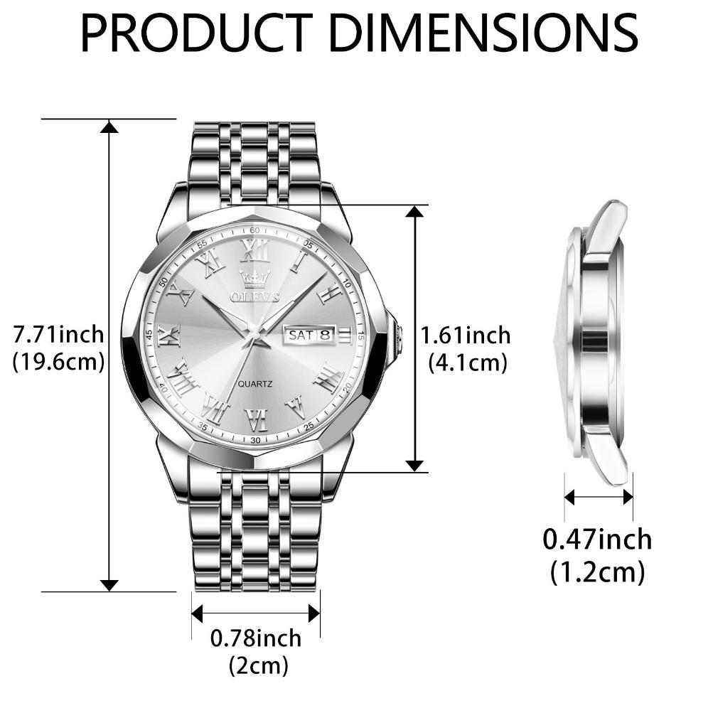 PROMO OLEVS Jam Tangan Couple Pasangan Anti Air Original 100% Analog Terbaru Aesthetic Couple Model 