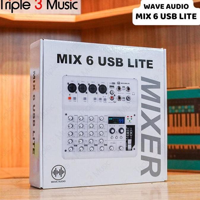 Murah Wave Audio Mix6Usb Lite Mix 6 Usb Personal Monitor Mini Mixer Usb Soundcard Live Streaming