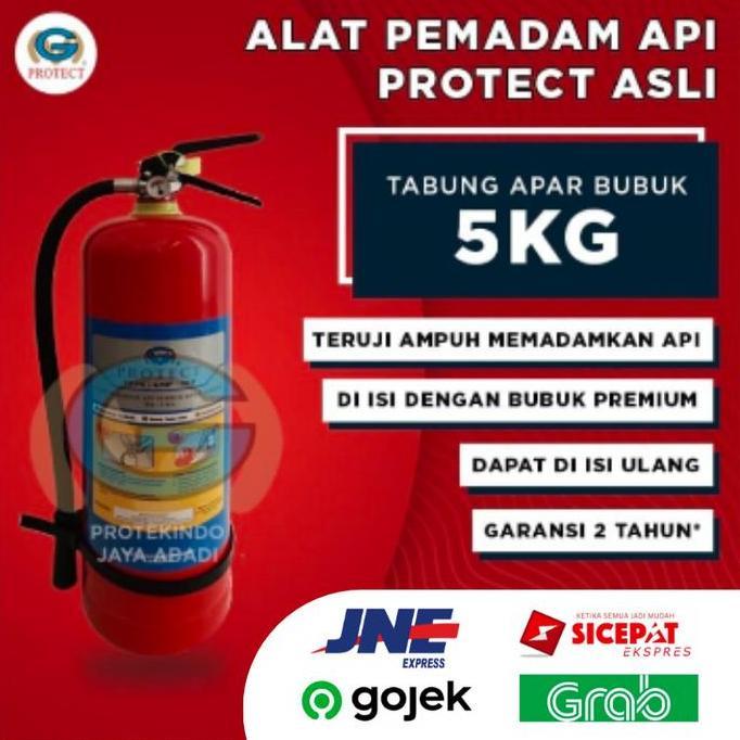 NEW APAR 5 KG PROTECT POWDER / ALAT PEMADAM KEBAKARAN / APAR 5KG ORI