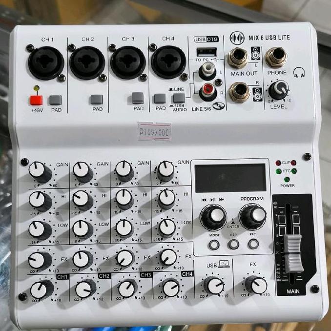 Promo Wave Audio Wave Mix6Usb Lite Mixer Audio Interface