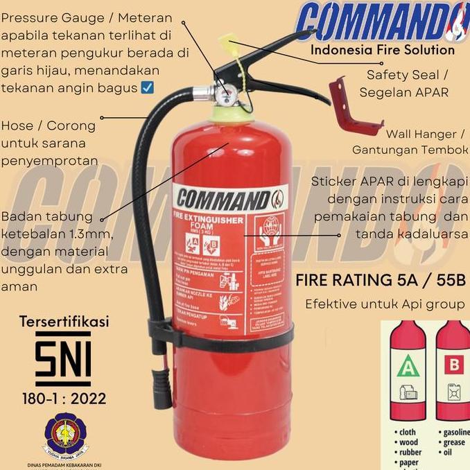 Sale Apar Sni Foam 3 Kg Commando / Aff Foam 3 L / Komplit Set