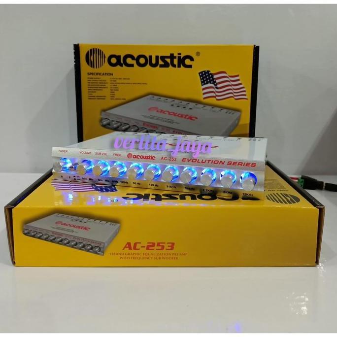 Sale Preamp Parametrik Acoustic Ac-253 Ada 11Band