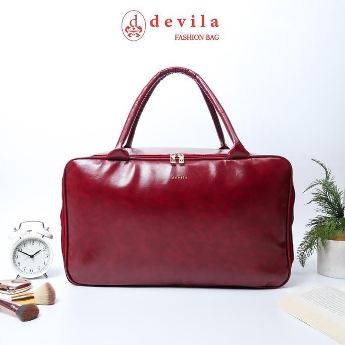 NEW EXCLUSIVE LAUNCH DEVILA MARGE TRAVEL BAG JUMBO SIZE WATERPROOF - TAS KOPER WANITA PRIA MOTIF MEW