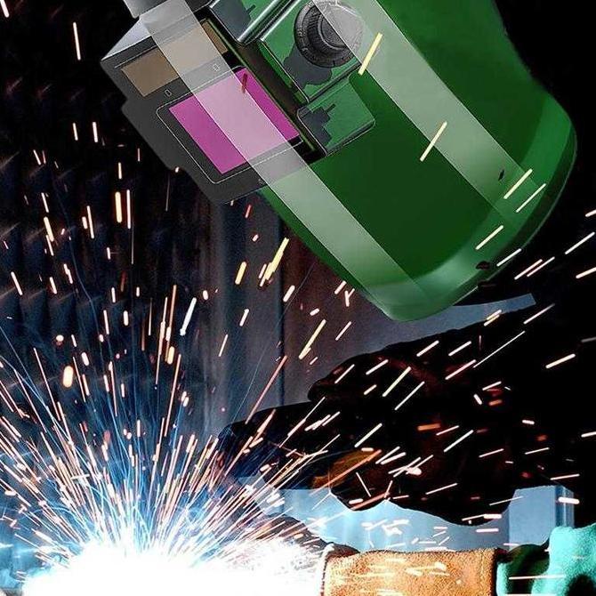Murah Cod Alat Helm Kedok Topeng Kacamata Las Welding Listrik Hitam Full Wajah Otomatis Auto Darkeni