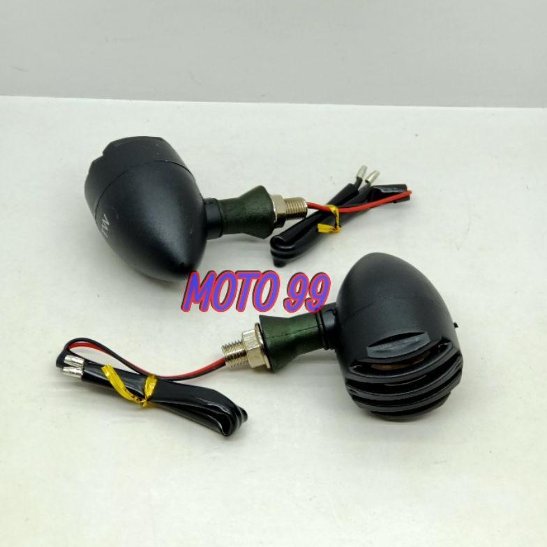 terbaru lampu sen led tralis japstyle  sein custom classic sen klasik - sen tralis universal motor