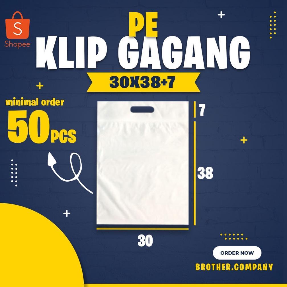 new plastik pe klip gagang 30x38+7(min order 50 pcs),plastik packing,sepatu,hd packing,plastik olsho