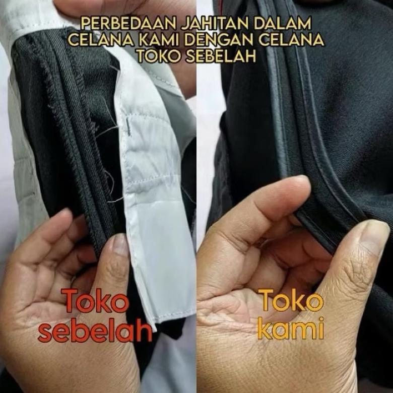 BIG SALE ERJEE - Celana Kerja Kantor Formal Pria Slimfit Bahan Dasar Kain Woll Berkualitas Size 27 S