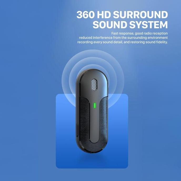 Sale Kiip M8 Microphone Mic Wireless Clip On Dual Portable Type C Lightning