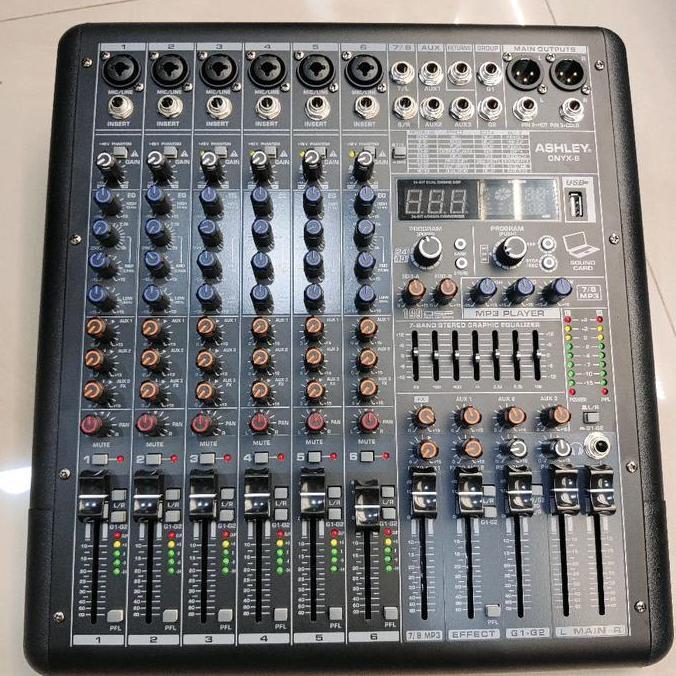 Promo Mixer Audio Ashley Onyx6 Onyx 6