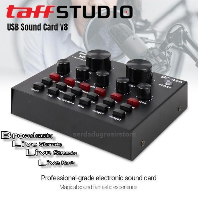 Motero- New Soundcard V8 V8S V8U. V8Plus Taffstudio