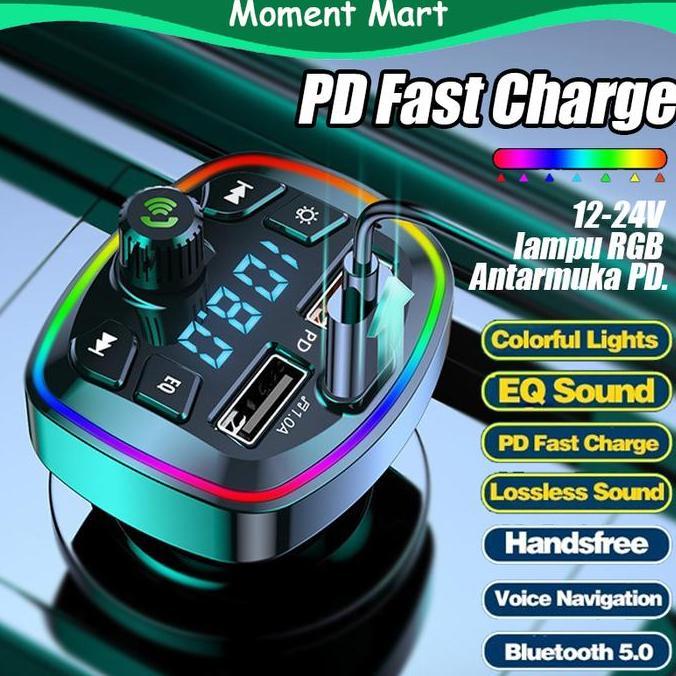 Manitamanlaa6 - 120W 3.1A Car Charger Mobil Fast Charging Multifungsi 2 Port Fast Charging USB + 1*T