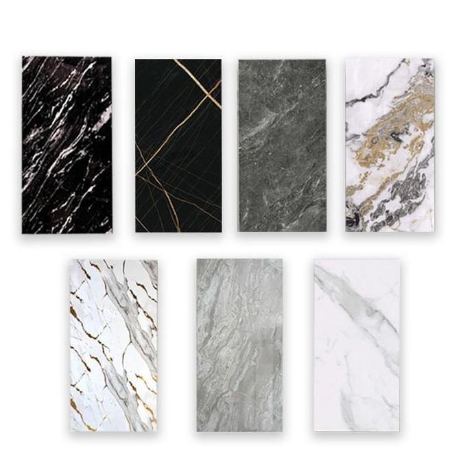 Pvc Marmer Uv Marble Panel Pelapis Dinding Motif Natural