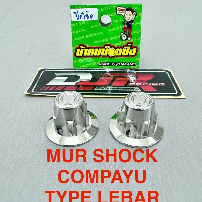 MUR SHOCK BREAKER RX KING RXKING SUPRA WAVE PROBOLT STAINLESS ORIGINAL COMPAYU THAILAND MUR 14 M10 T
