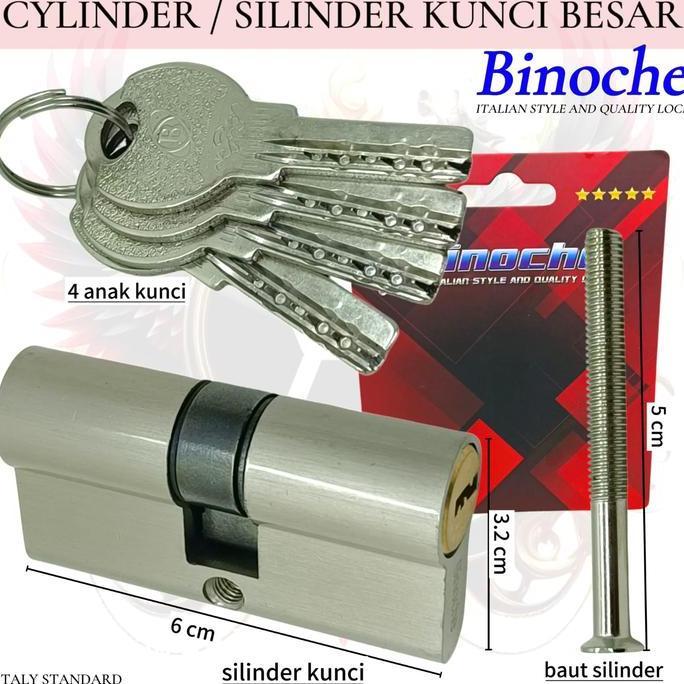 SYAHRUL_SHOP5 - SILINDER KUNCI BESAR BINOCHE CYLINDER KUNCI PINTU UKURAN BESAR