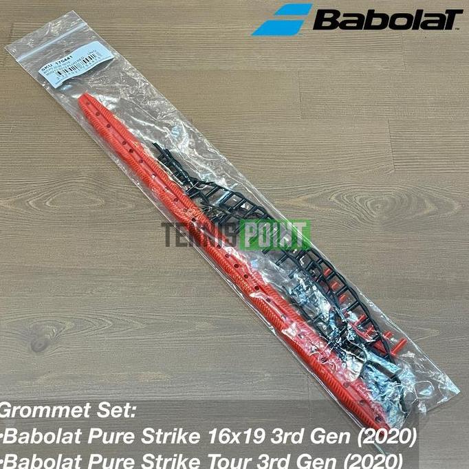 kajeymaa Babolat Pure Strike 16x19/ Tour 2020 Original Grommet Bumper Set Tenis Diskon