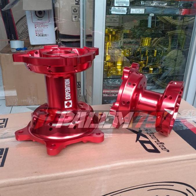 Tromol Expedition CRF 150 L CNC Depan Belakang CRF150 Merah