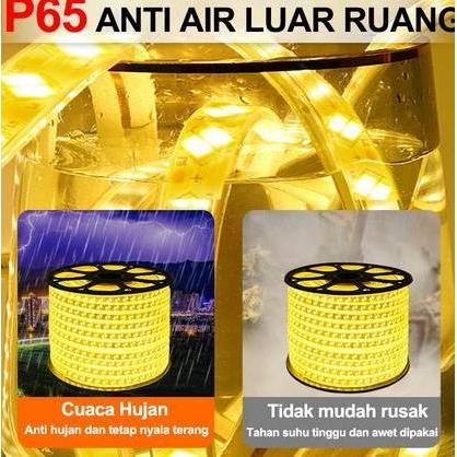 oktaverinageola - golden led meteran lampu led strip selang meteran (10-20m) outdoor dan indoor lamp
