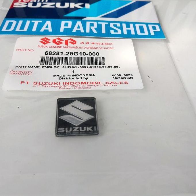 emblem logo Suzuki S kecil Skywave Satria Fu smash new original Suzuki Genuine Part SGP Aksesoris Mo