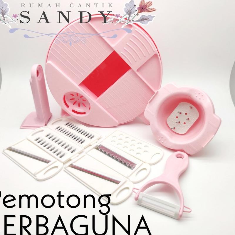 Alat Pemotong Sayuran 12 In 1 ~ Set Parutan Sayur & Buah Serbaguna