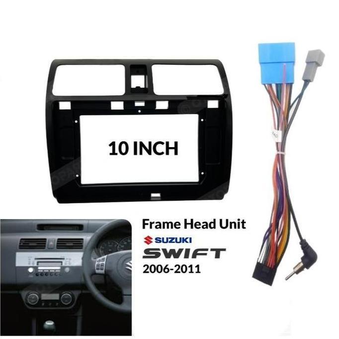 Promo Frame 10 Inch Suzuki Swift 2006 - 2011 Panel Head Unit Android Cod