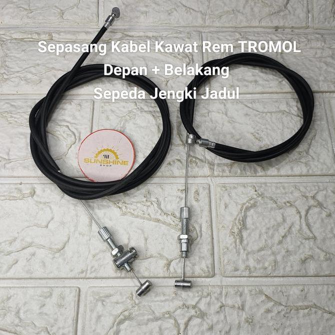 Kabel Rem Teromol Tromol Sepeda JENGKI 26x1 3/8 Jadul Ontel Lawas