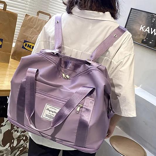 Travel Bag Duffel Ransel / Duffle Bag Ransel / Tas Travel Besar Anti Air / Portable Gym Bag / Tas Fi