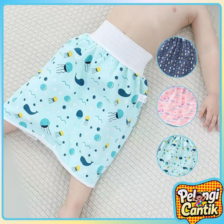 Uisa 0 - 12 Tahun Celana Anti Ompol Anak Clodi Popok Bayi Cuci Ulang Clodi Training Pants Anak Popok