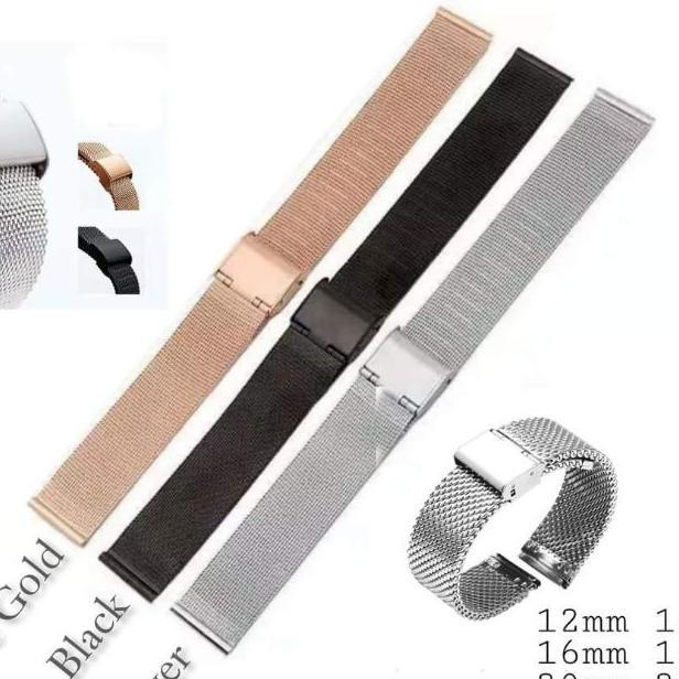 Strap Tali Jam Tangan Shark Mesh Rantai Pasir Tersedia Ukuran Dan Warna