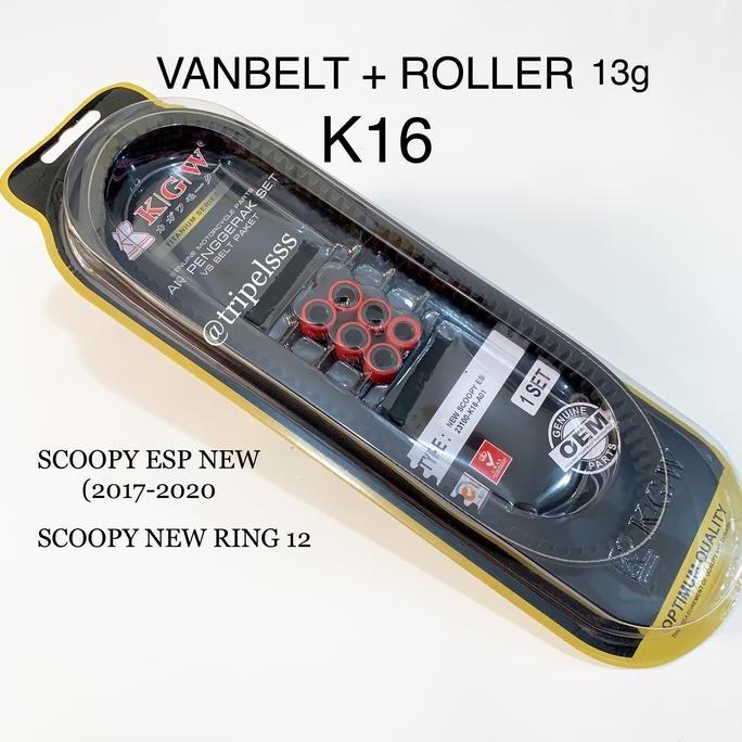 Vanbelt vbelt + Roller K16 Scoopy new (2017-2020) / Scoopy Esp Ring 12