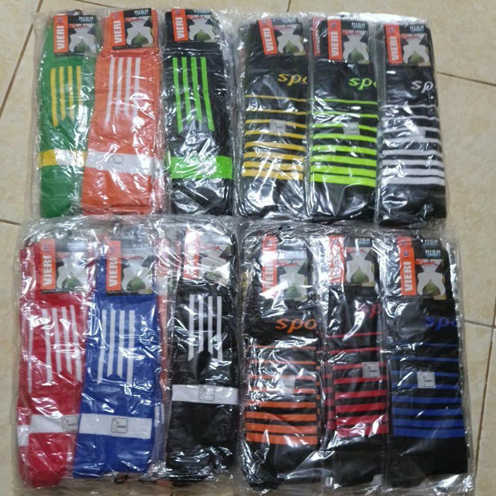 (1 Lusin) Kaos Kaki Bola Warna Campur/Kaos Kaki Bola Lusinan