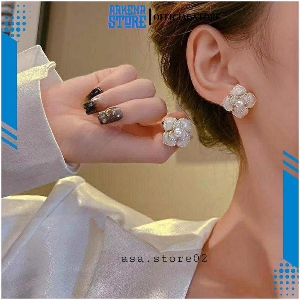 Anting Hijab/Anting Klip/Anting Jepit Tanpa Tindik ASA Ori