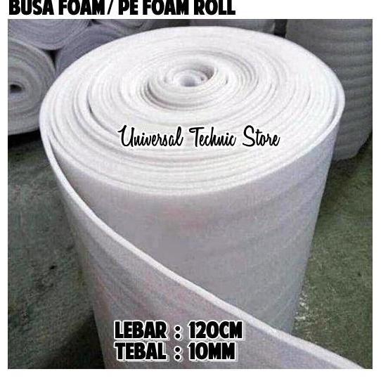 Busa Foam / PE Foam Roll / Underlayer Foam Lebar 120cm Tebal 10mm