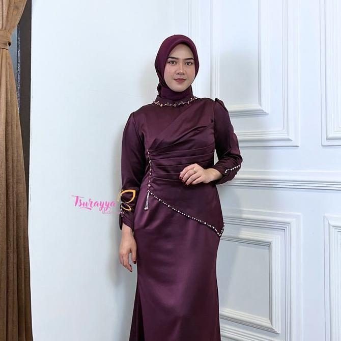 yumna reborn - dress kondangan- dress mermaid terbaru -dress wisuda rok duyung