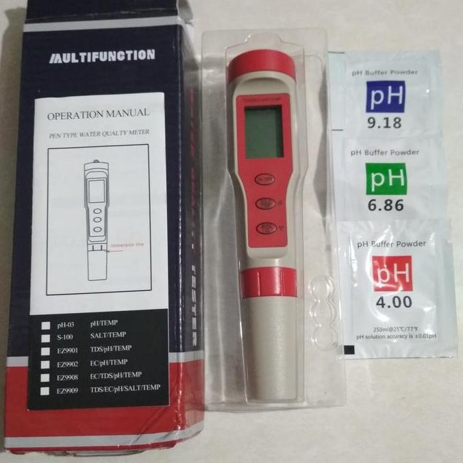 NEW pH/TDS/EC/Temperature Digital Meter 4 in 1